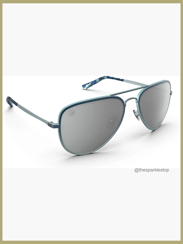 Metal Frame Polarized Sunglasses With Uv Protection, Aviator Style